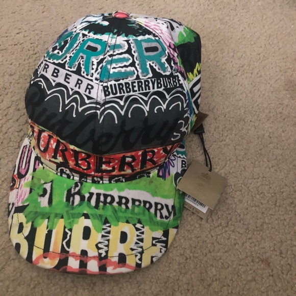burberry graffiti hat